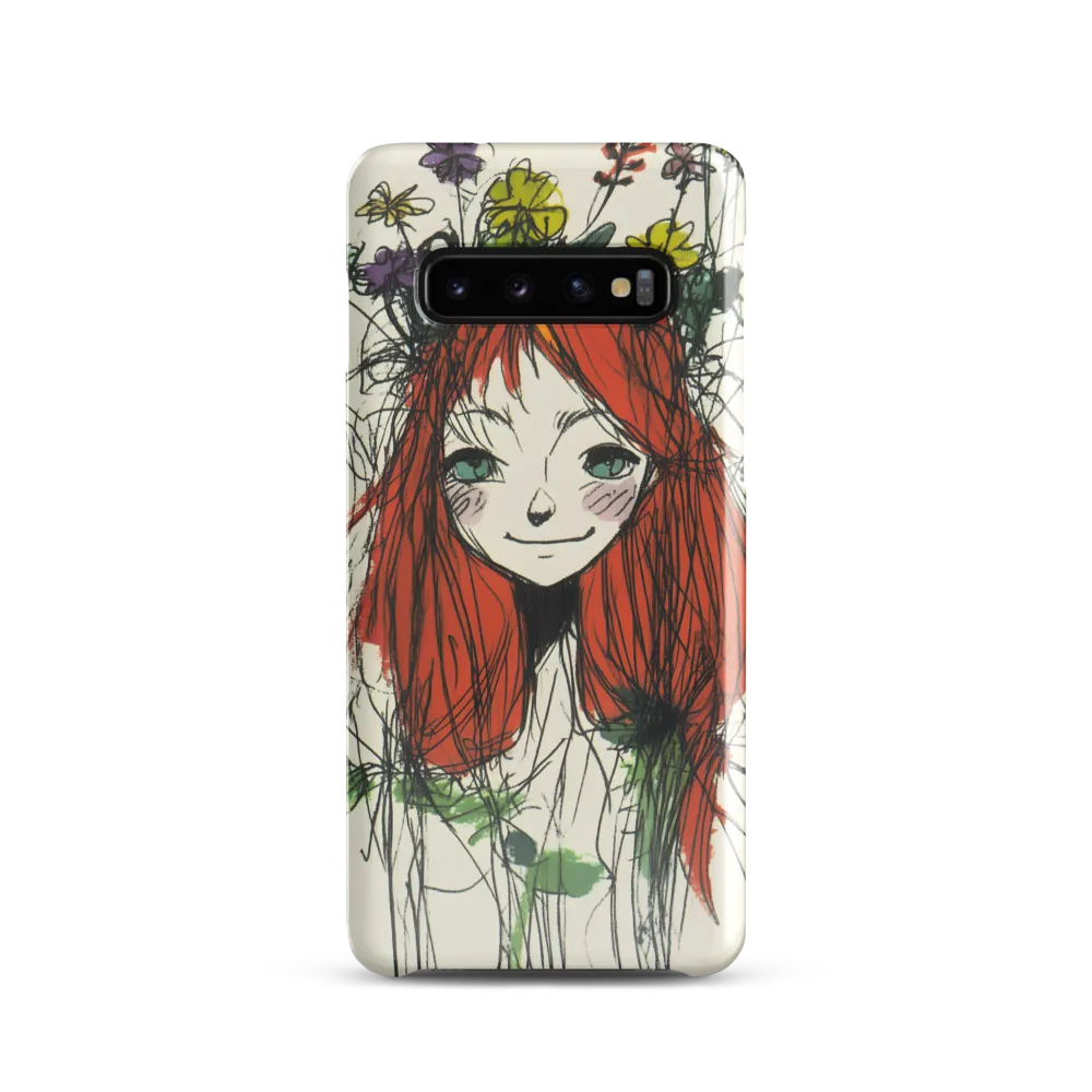 Whimsical Floral Portrait