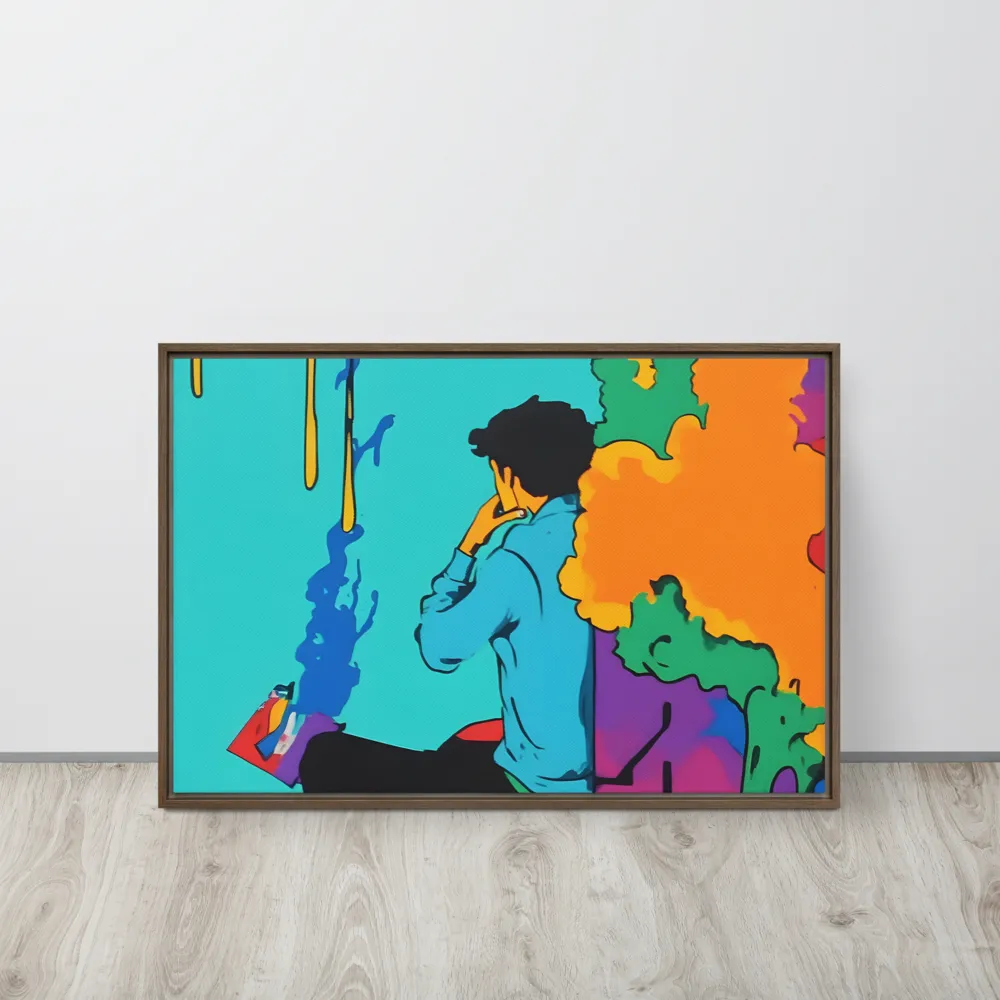 The Artist Within | Canvas with Brown Frame | 20″×30″