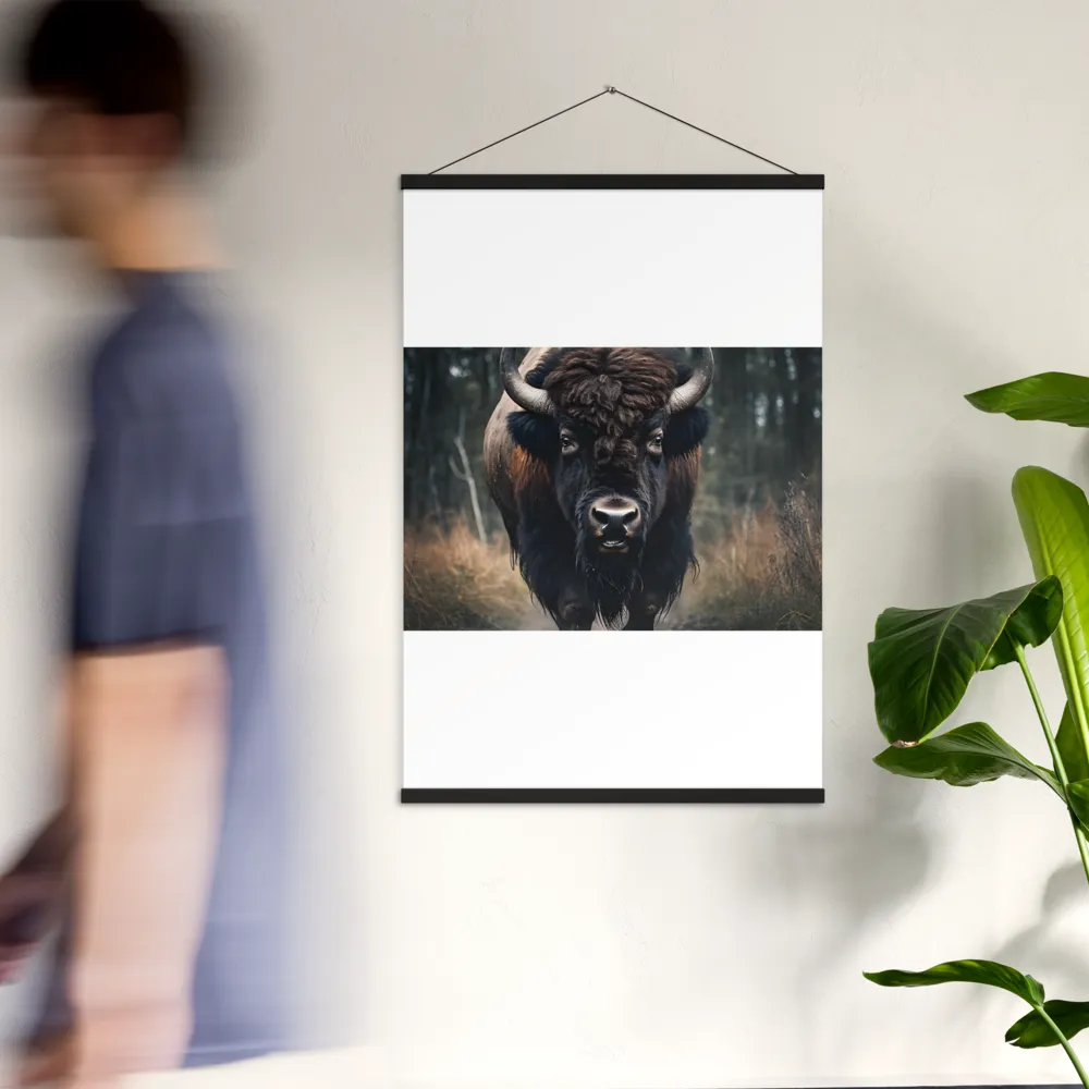 Majesty in the Wilderness | Poster With Black Wood Hanger | 24″×36″