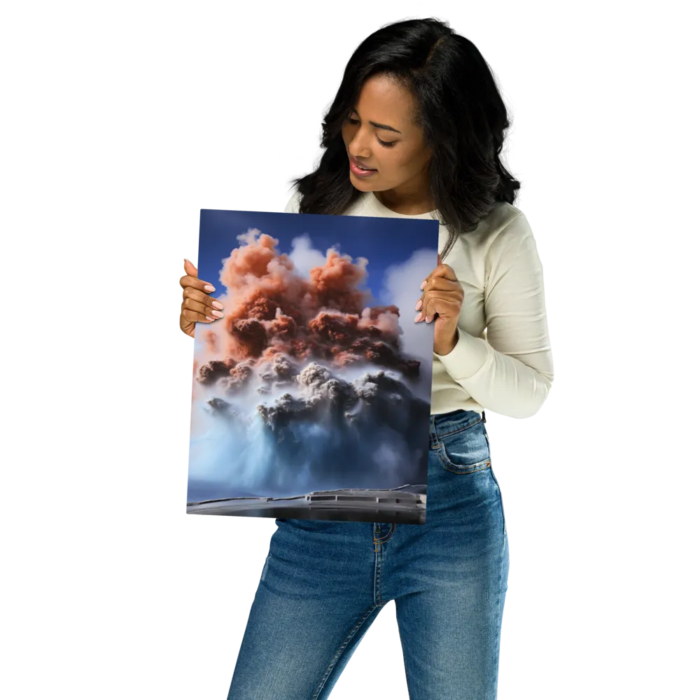 Eruption of Elements | Metal Print | 11″×14″