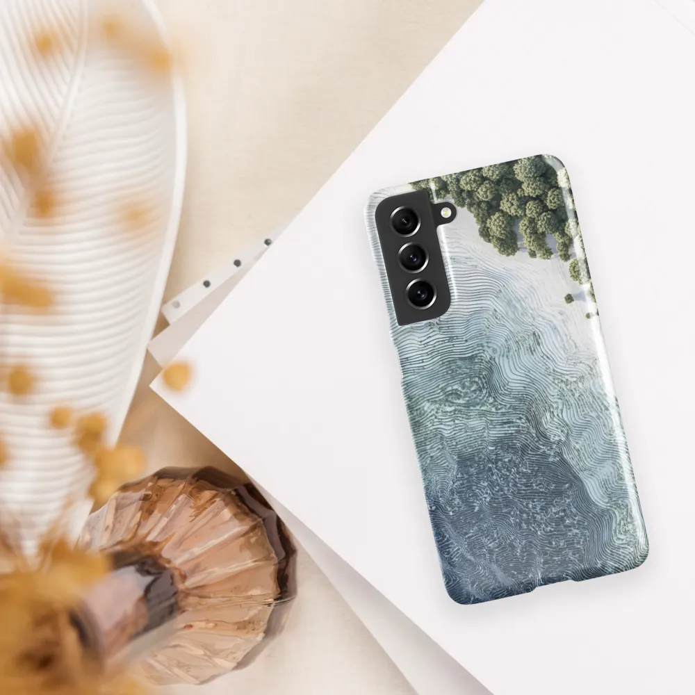 Serenity of Shorelines | Phone Case |  S21 FE | Snap Case | Glossy