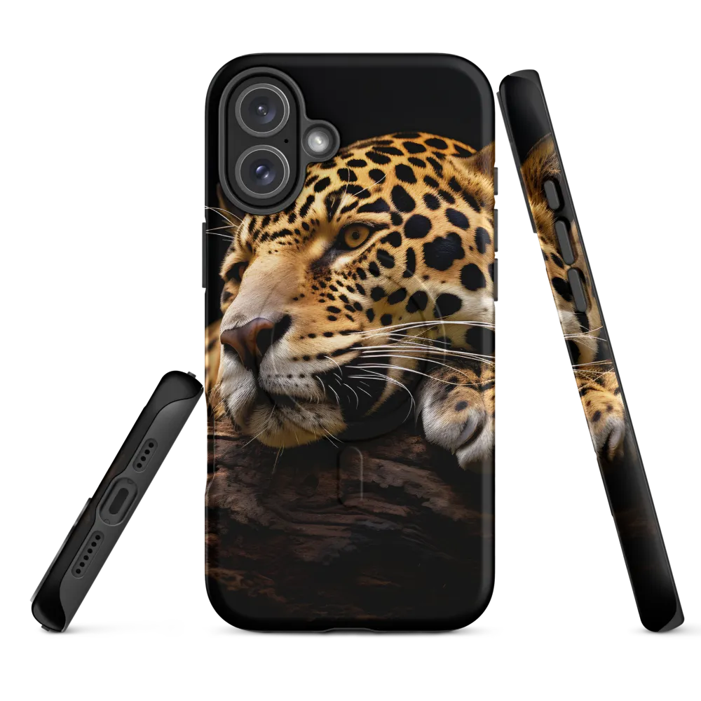 Tranquil Majesty: The Resting Leopard