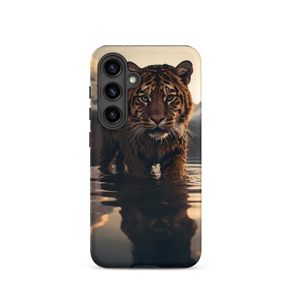 Majestic Reflection: The Tiger's Domain