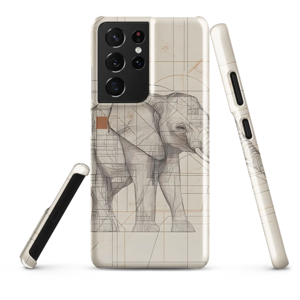 Geometric Elegance: The Steel Elephant