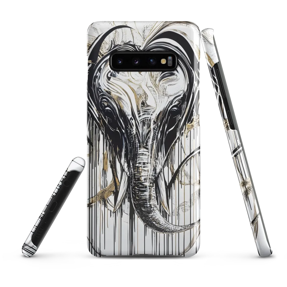 Majestic Elegance: The Heart of an Elephant | Phone Case |  S10 Plus | Snap Case | Glossy