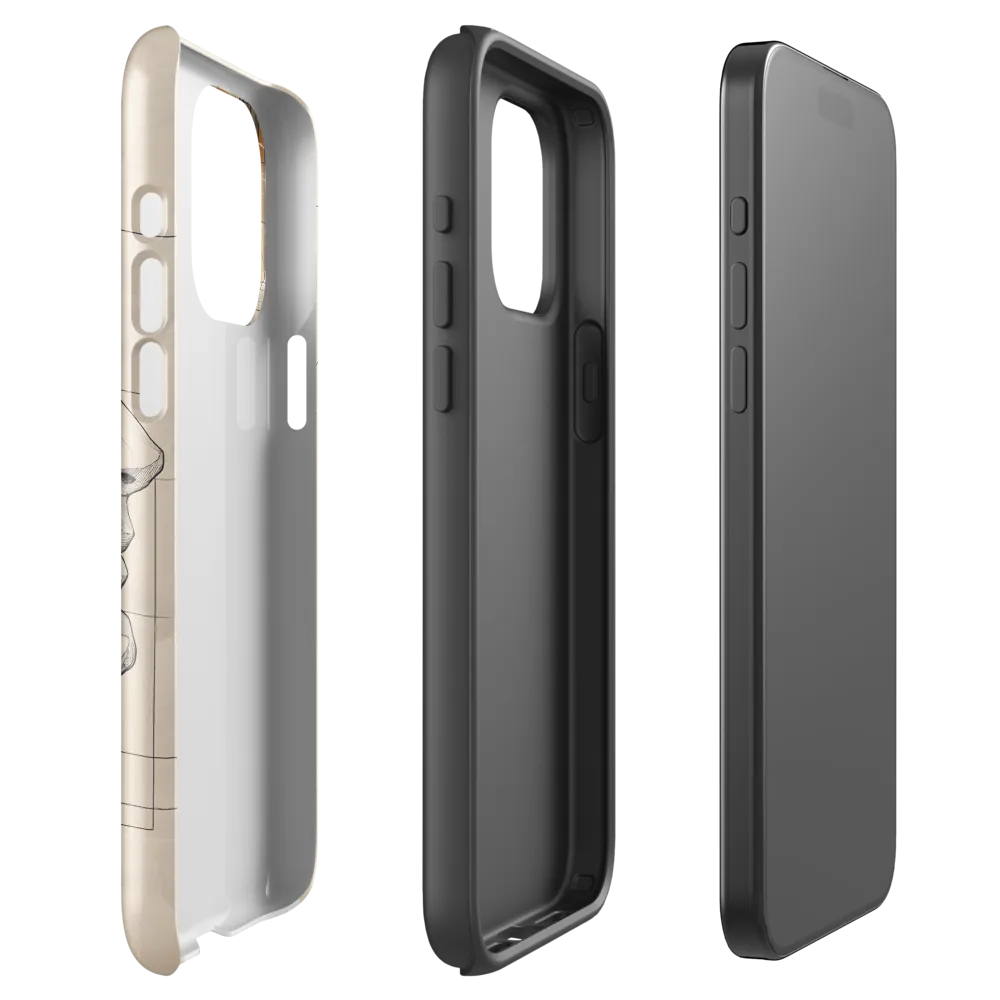 Geometric Reverie | Phone Case |  15 Pro Max | Tough Case | Glossy