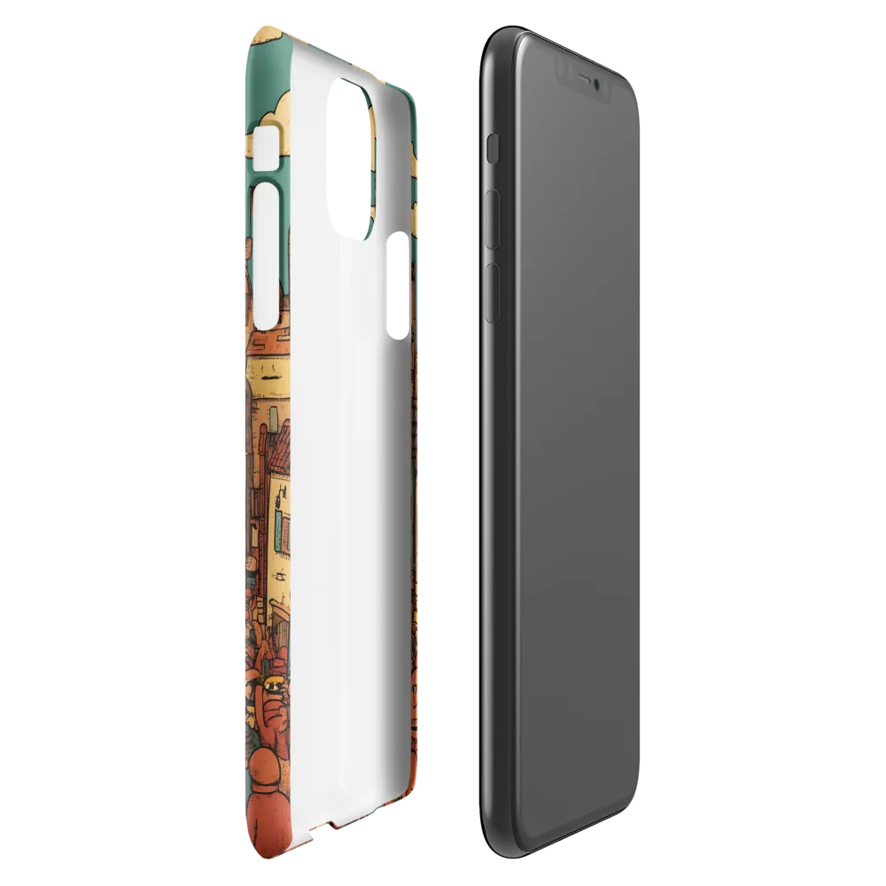 The Quirky City Gathering | Phone Case |  11 Pro Max | Snap Case | Glossy