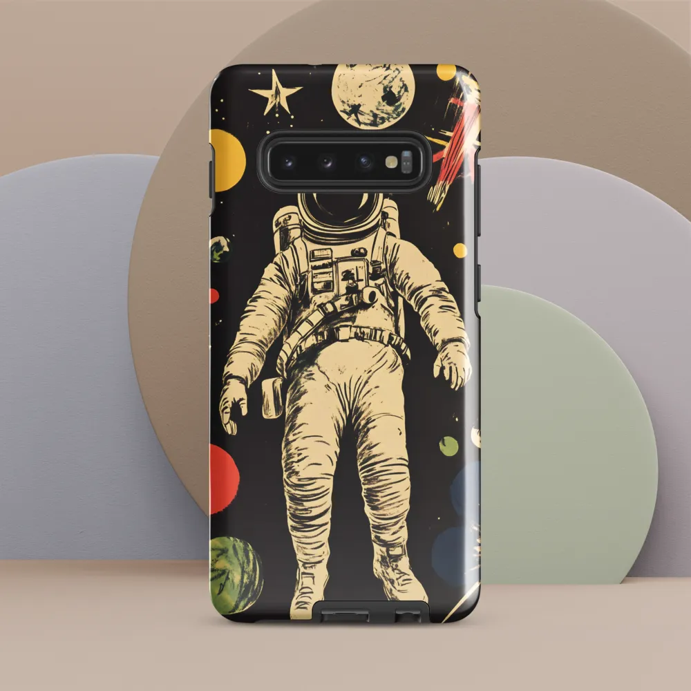 Cosmic Journey: An Astronaut's Perspective | Phone Case |  S10 Plus | Tough Case | Glossy