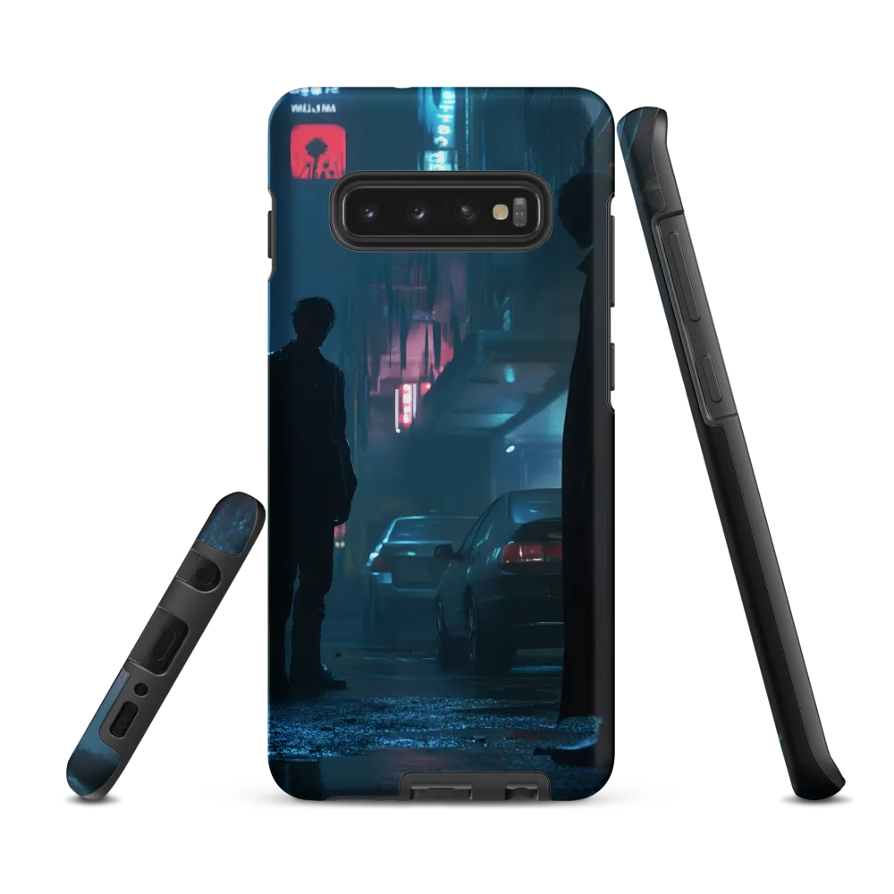 Shadows in the Neon Rain