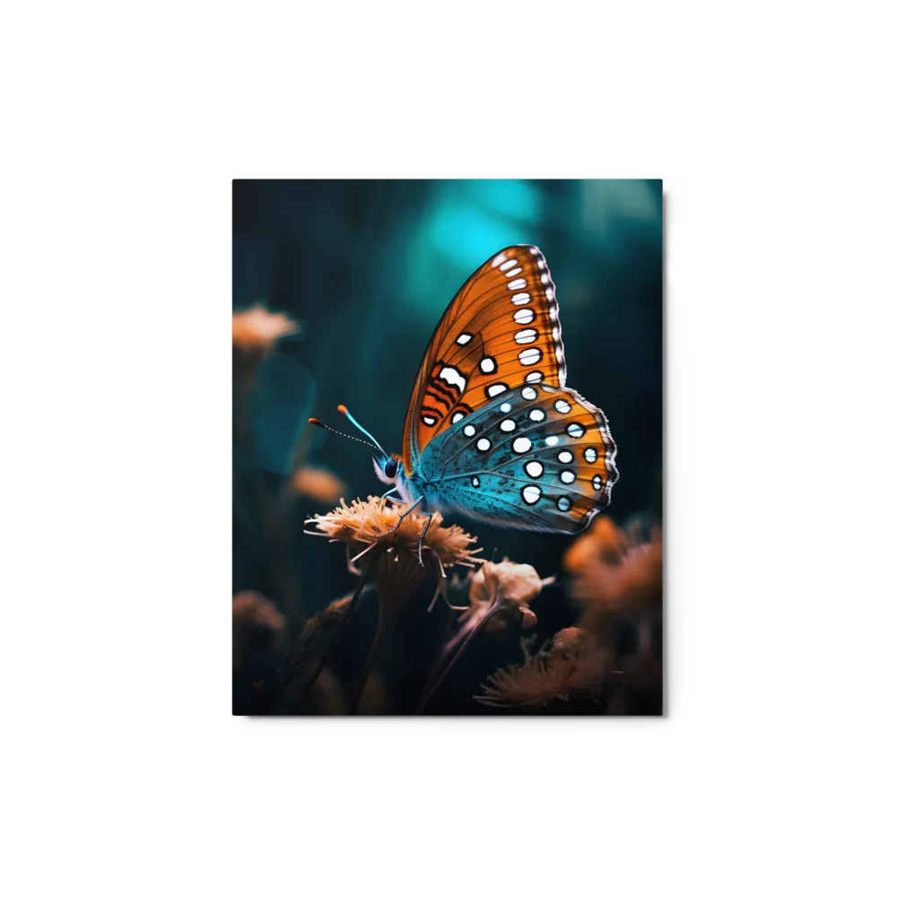 Whispers of Color: The Butterfly's Embrace