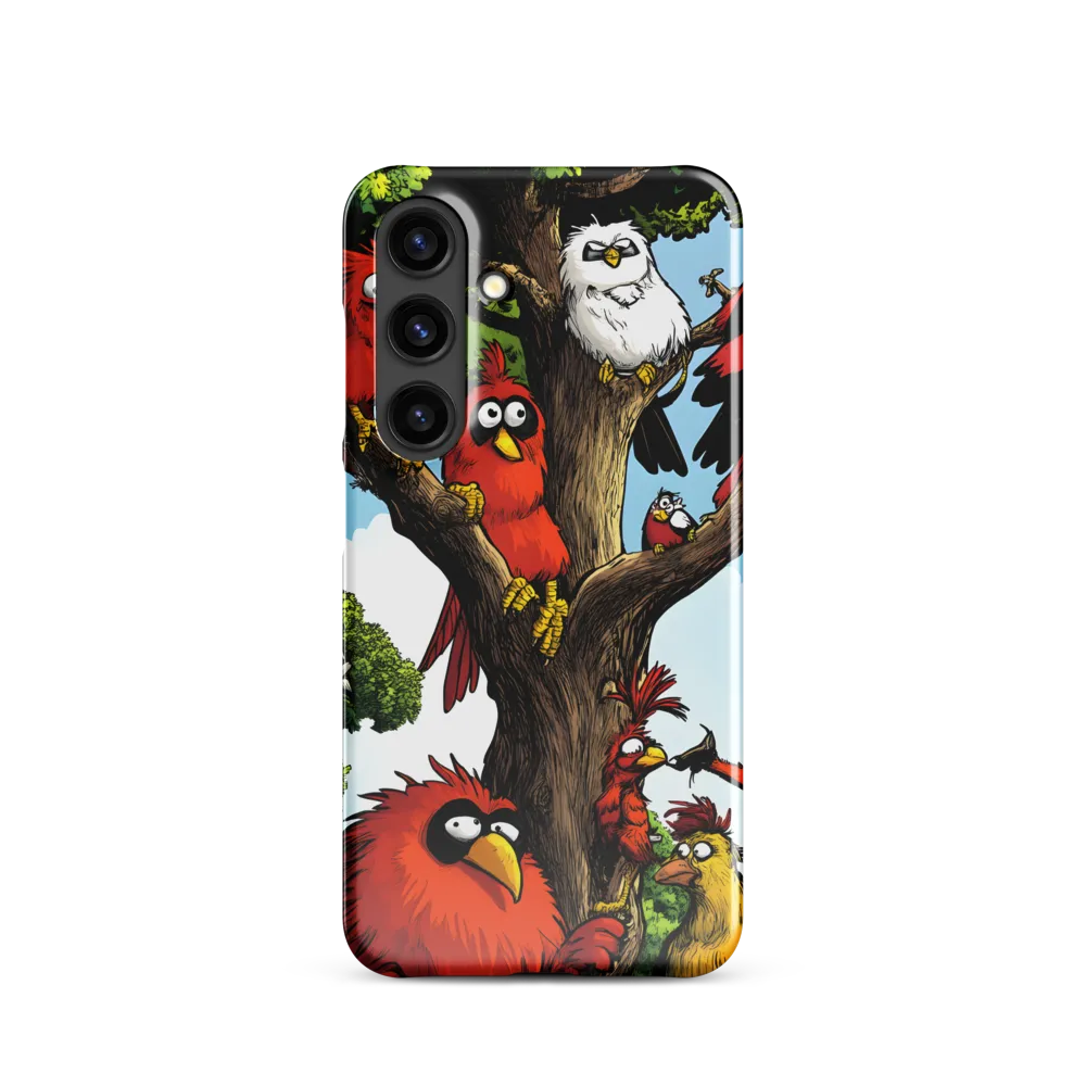 Whimsical Avian Gathering