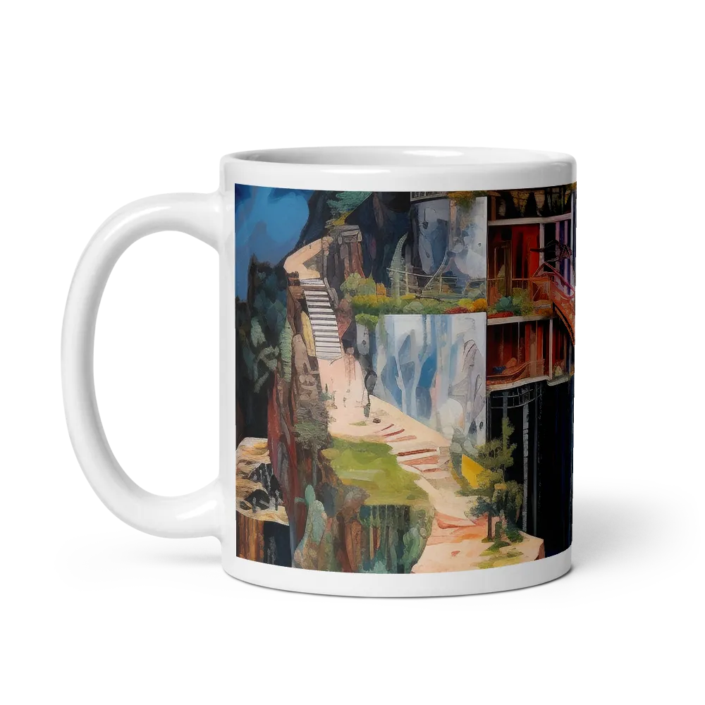 Dreamscape of Structures | Mug with White inside | 11 oz