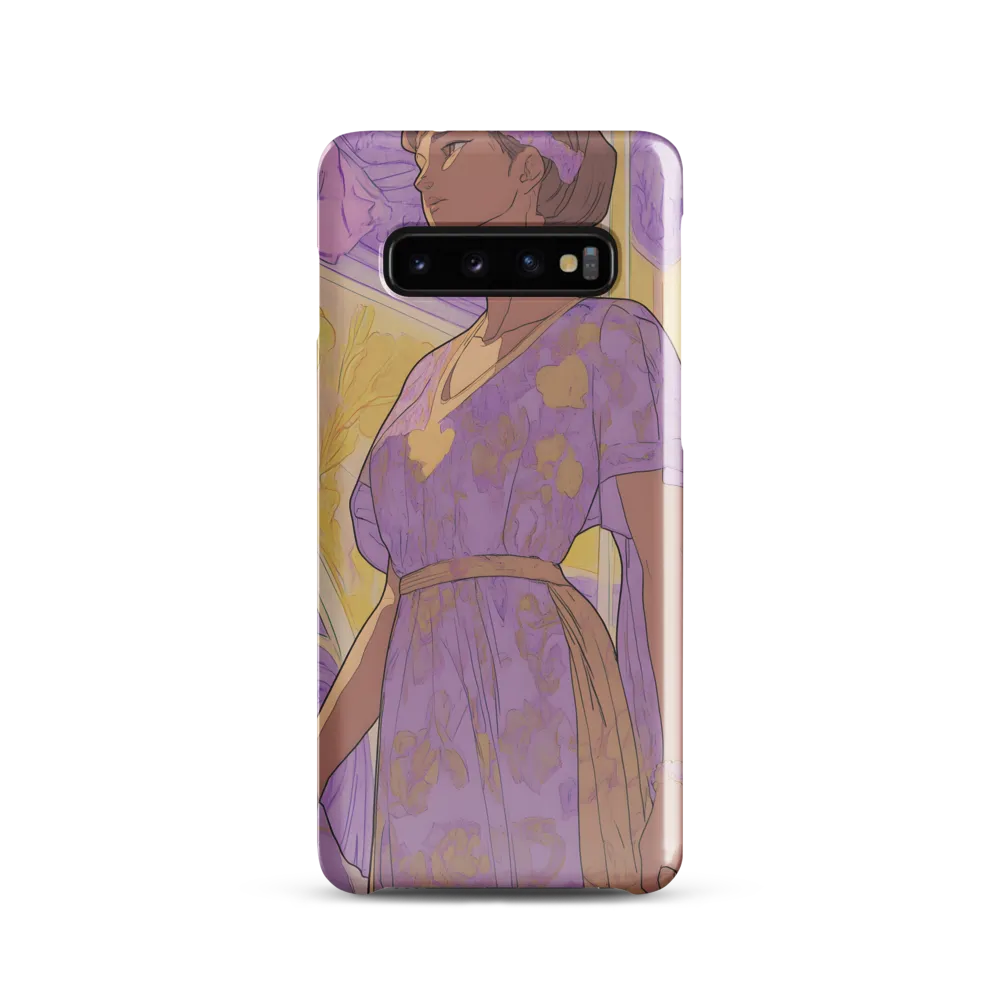 Elegance in Floral Harmony | Phone Case |  S10 | Snap Case | Glossy