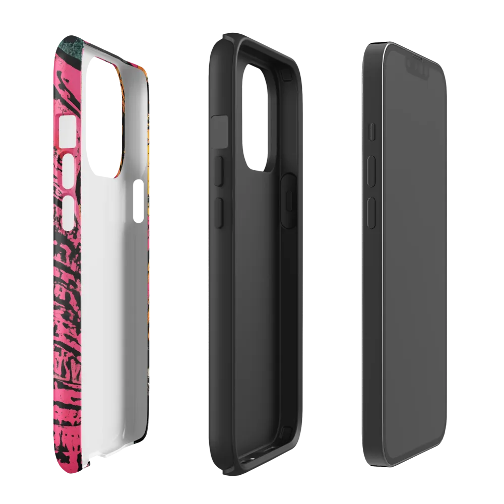 Bold Encounter: The Vibrant Elephant | Phone Case |  13 Pro | Tough Case | Matte