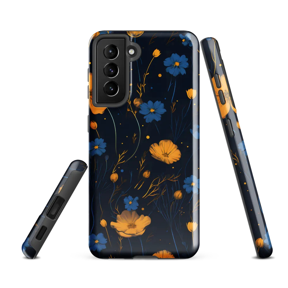 Nocturnal Blossoms | Phone Case |  S21 FE | Tough Case | Glossy