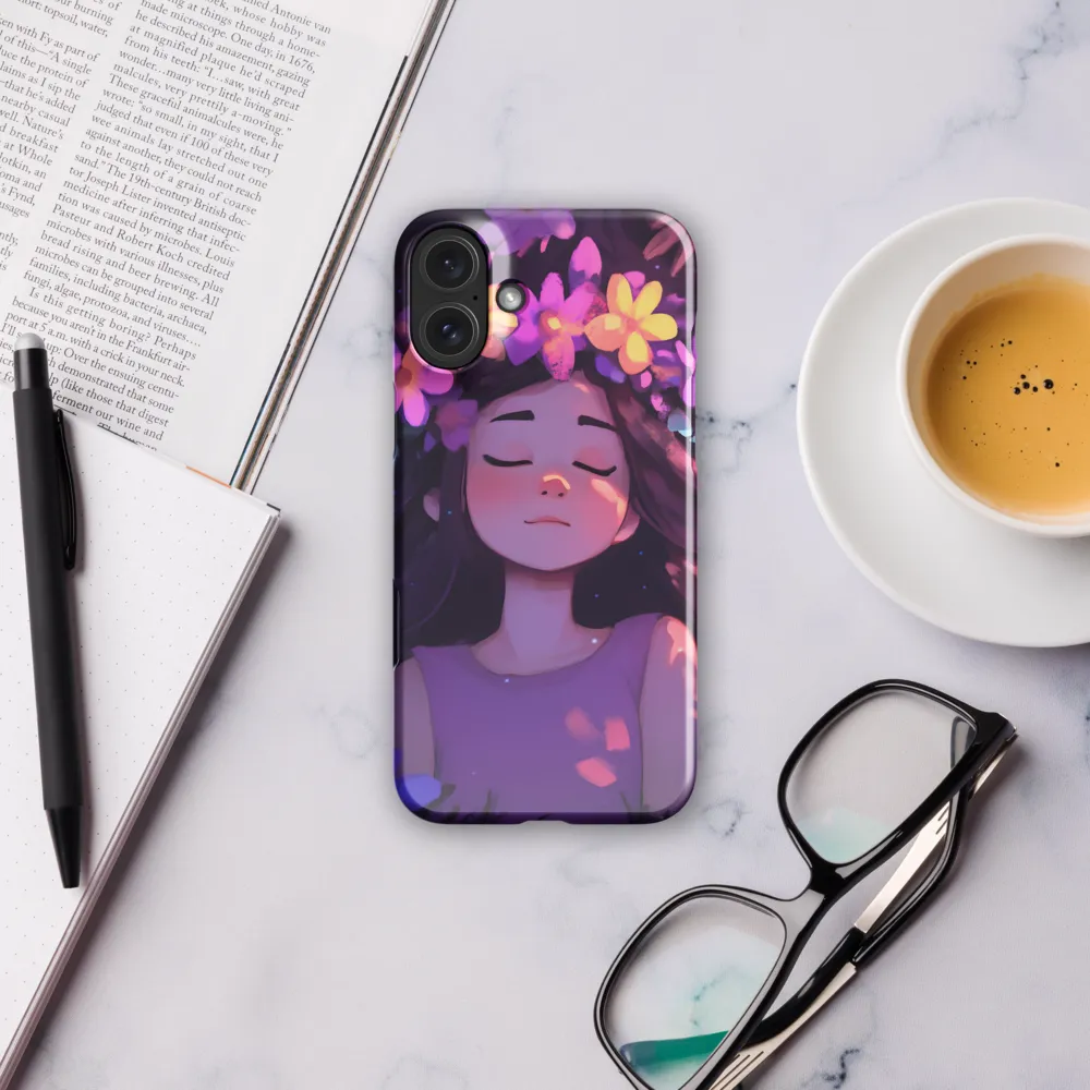 Serenade in Bloom | Phone Case |  16 Plus | Snap Case | Glossy