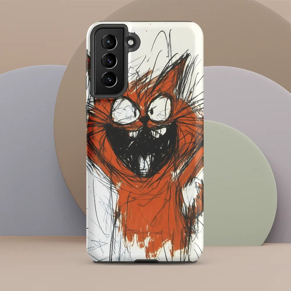 Joyful Cat Creation | Phone Case |  S21 Plus | Tough Case | Matte