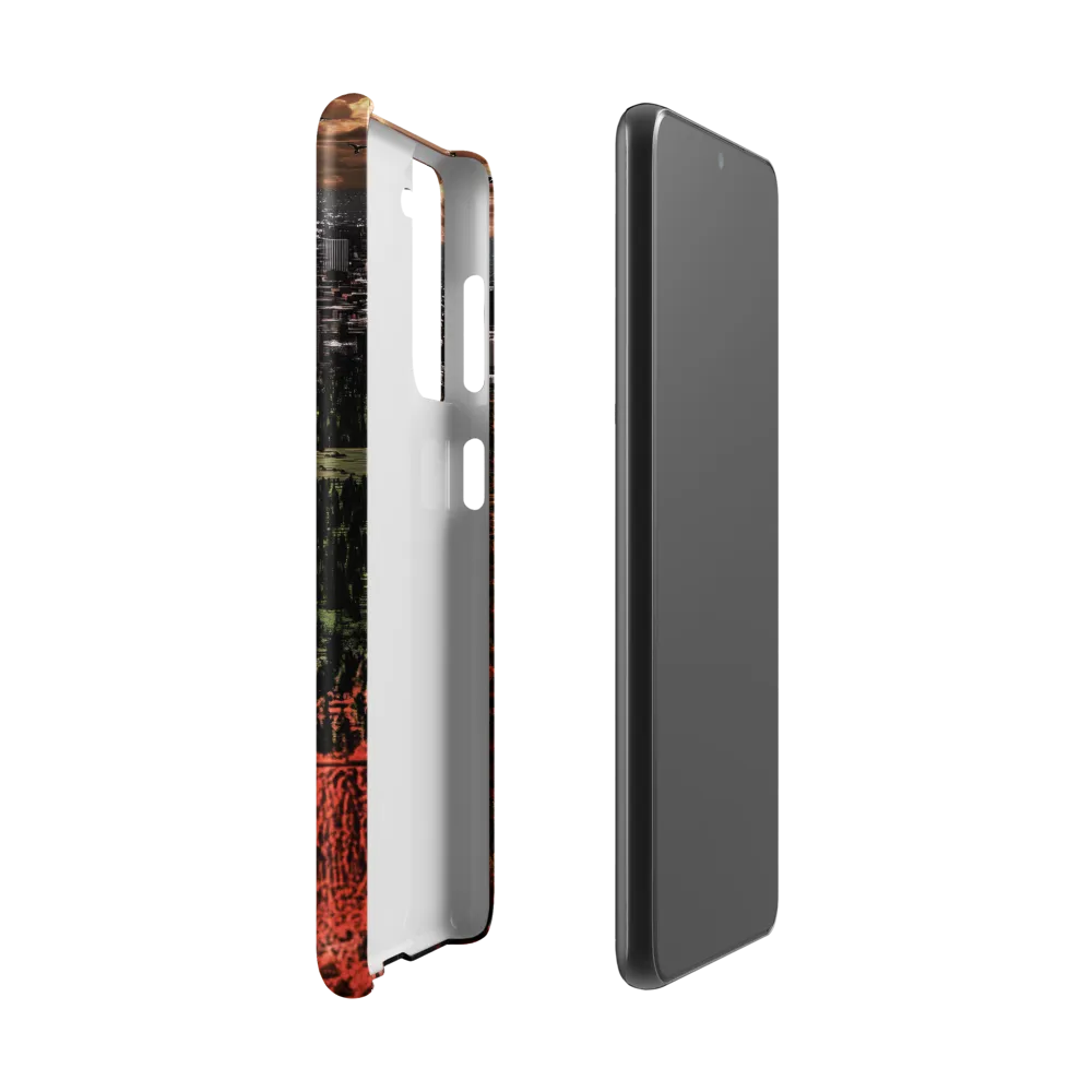 Harmony and Dissonance: A Landscape of Contrasts | Phone Case |  S21 | Snap Case | Matte