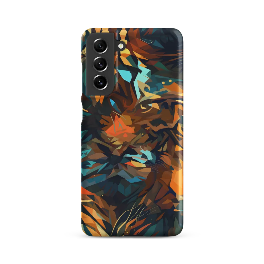 Wild Symphony: Abstract Tigers | Phone Case |  S21 FE | Snap Case | Matte