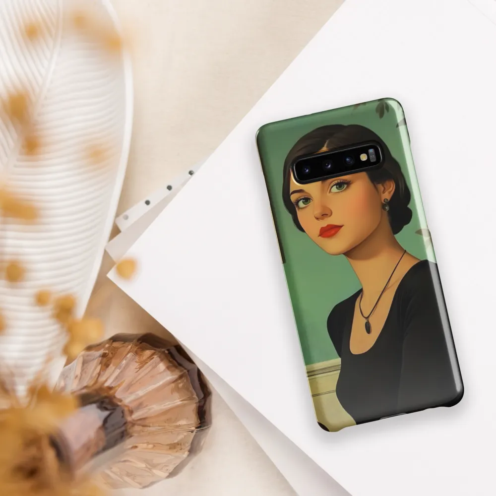 Serenity in Green | Phone Case |  S10 Plus | Snap Case | Glossy