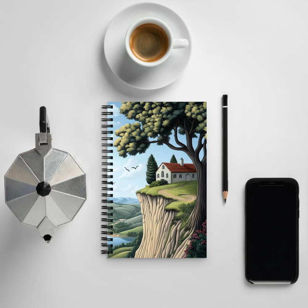 Cliffside Retreat | Spiral Notebook