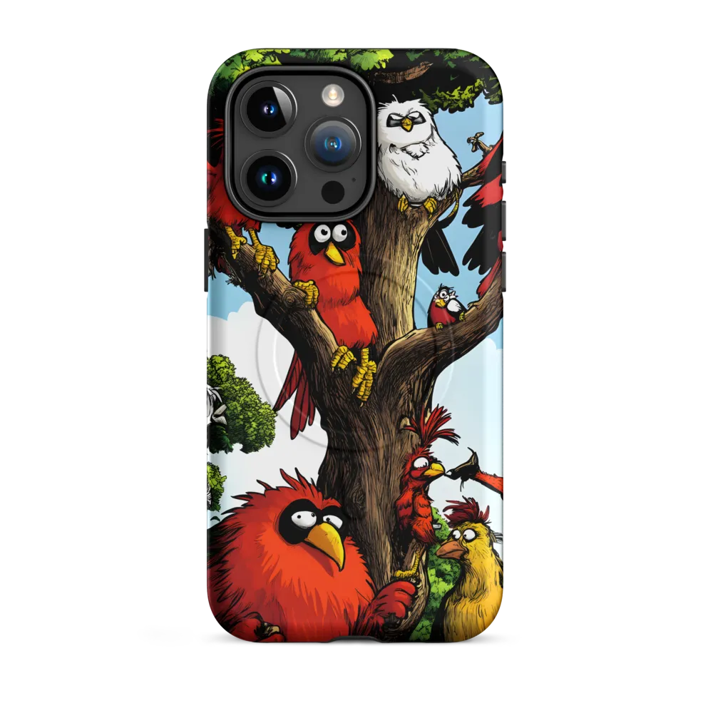 Whimsical Avian Gathering