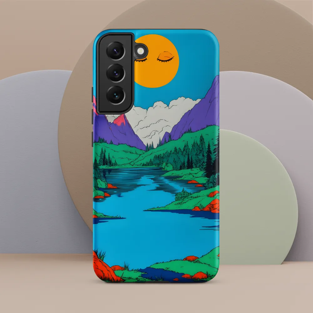 Whimsical Serenity in Vibrant Colors