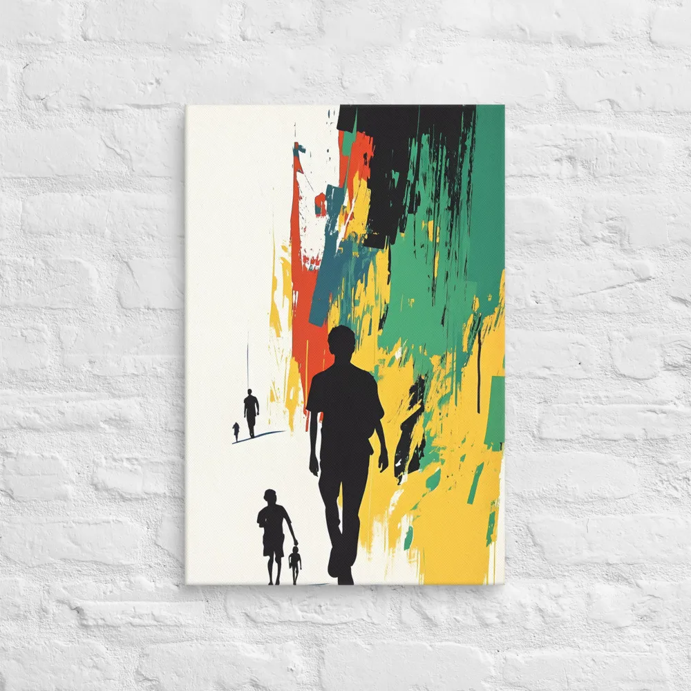 Journey of Silhouettes | Canvas | 16″×24″