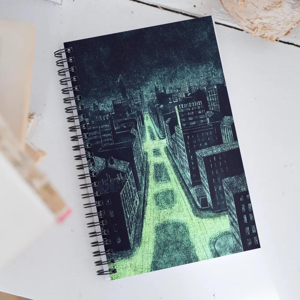 Urban Shadows | Spiral Notebook