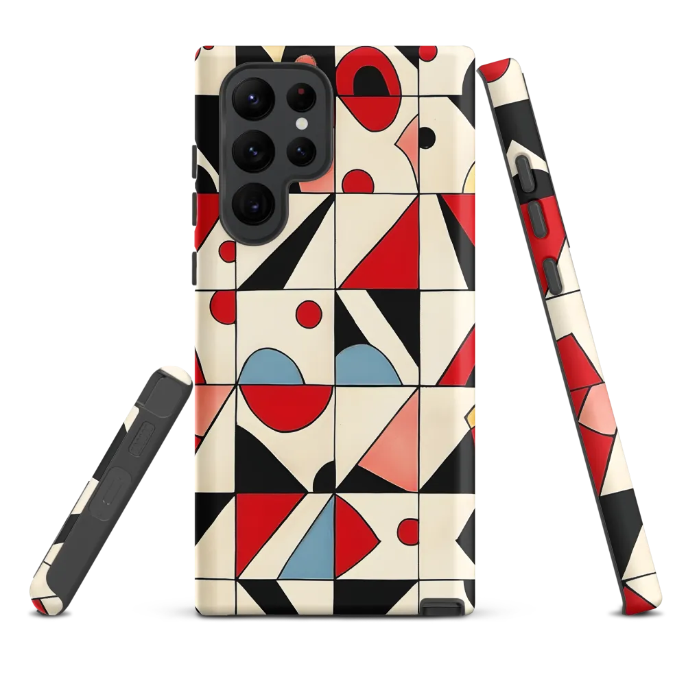 Dynamic Geometric Harmony | Phone Case |  S22 Ultra | Tough Case | Matte