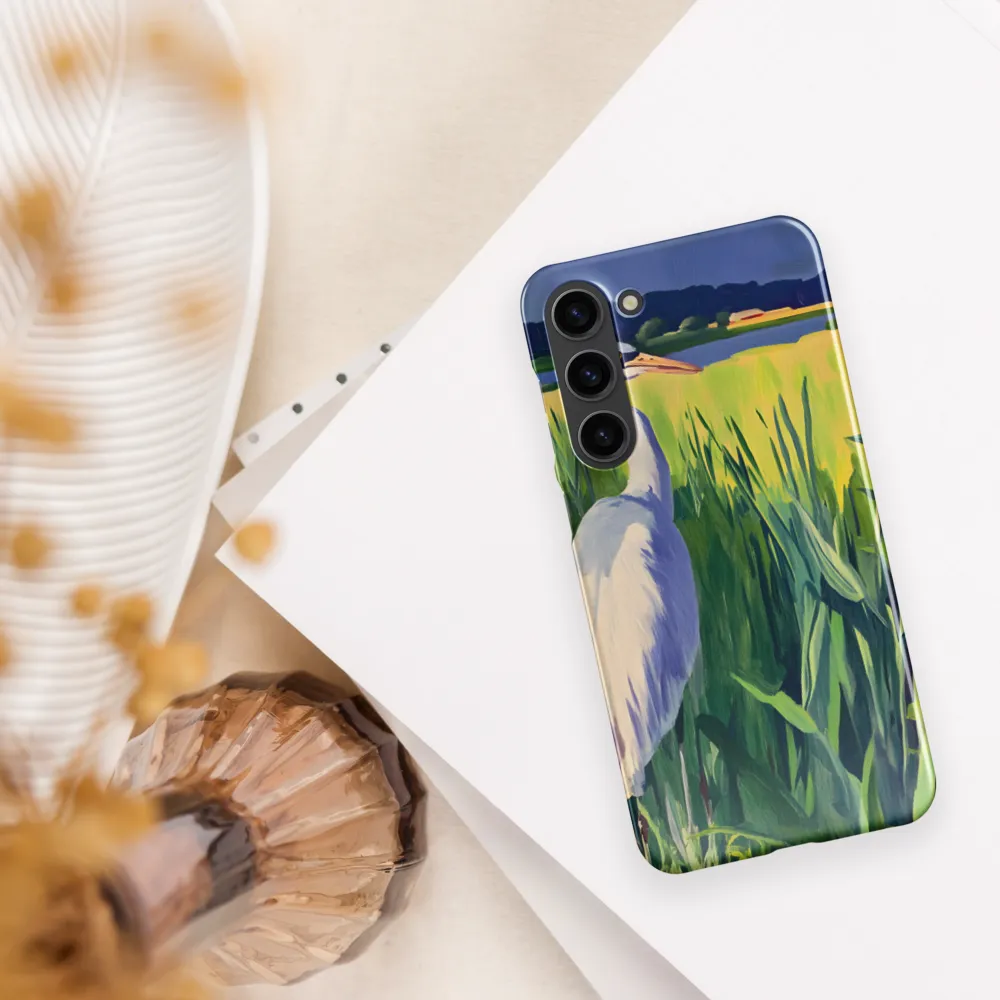 Graceful Presence: The Heron in the Meadow