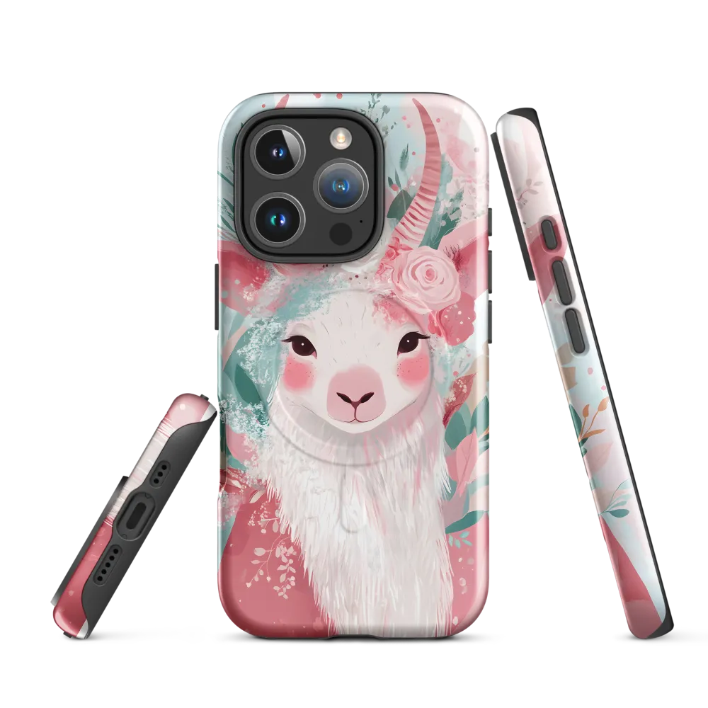 Spring Whimsy: The Floral Goat