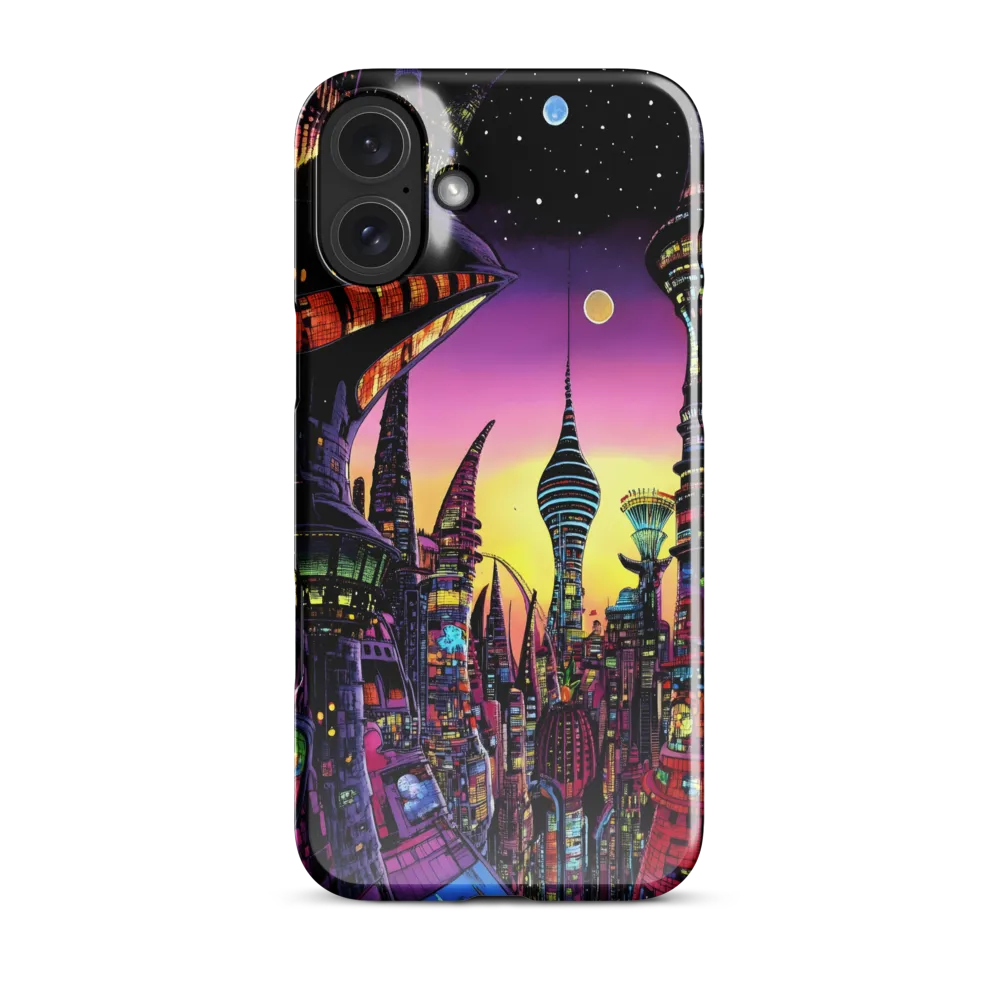 Futuristic Cityscape at Dusk