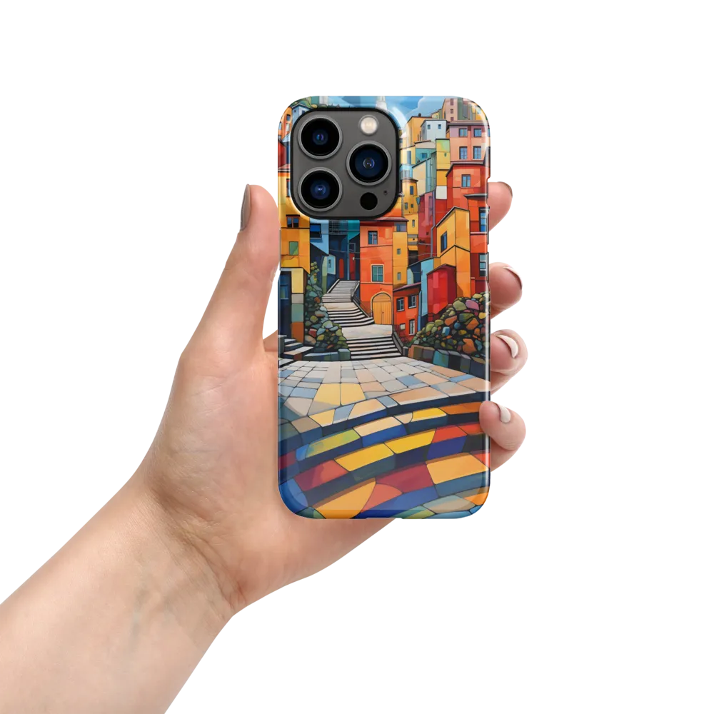 Vibrant Village: A Cubist Journey