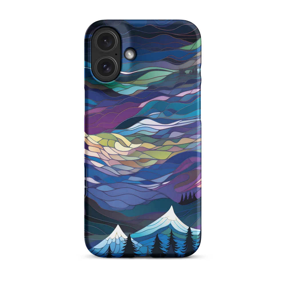 Twilight Peaks: An Abstract Mountain Landscape