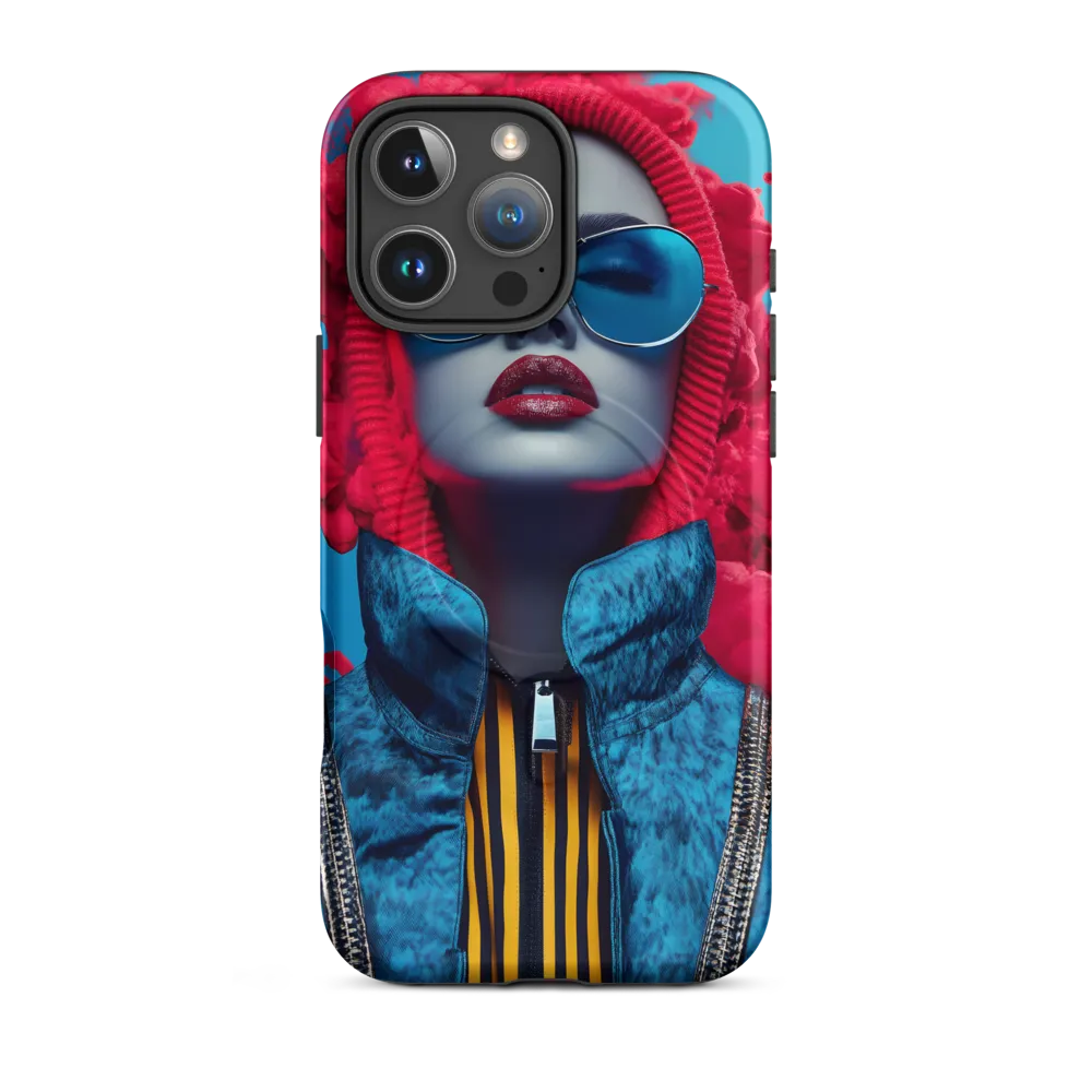 Bold Elegance in Digital Fashion | Phone Case |  16 Pro Max | MagSafe® Tough Case | Matte