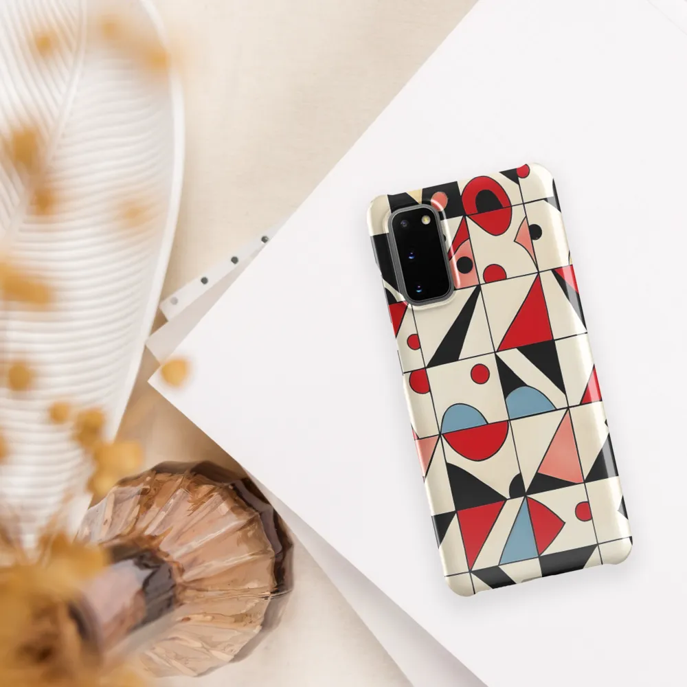 Dynamic Geometric Harmony | Phone Case |  S20 | Snap Case | Glossy
