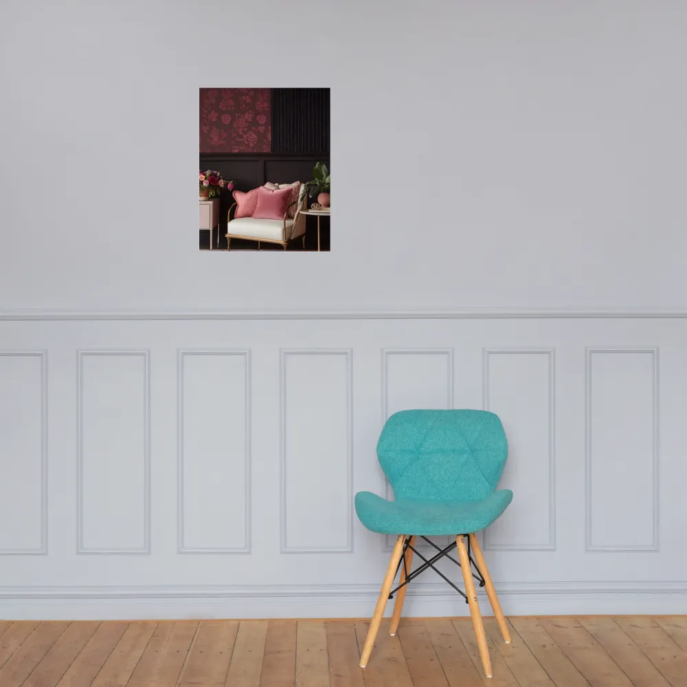 Elegance in Contrast: A Modern Interior Design | Poster | 16″×20″