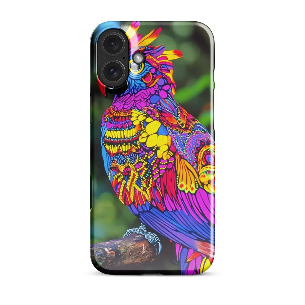Vibrant Psychedelic Parrot