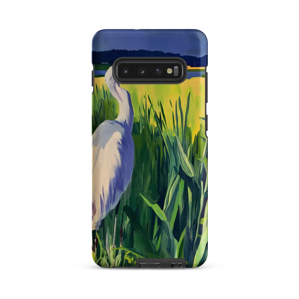 Graceful Presence: The Heron in the Meadow