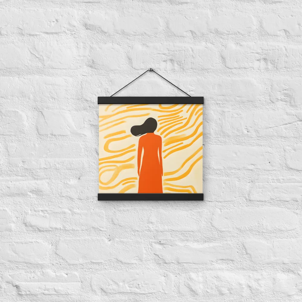Connection to Serenity | Poster With Black Wood Hanger | 12″×12″