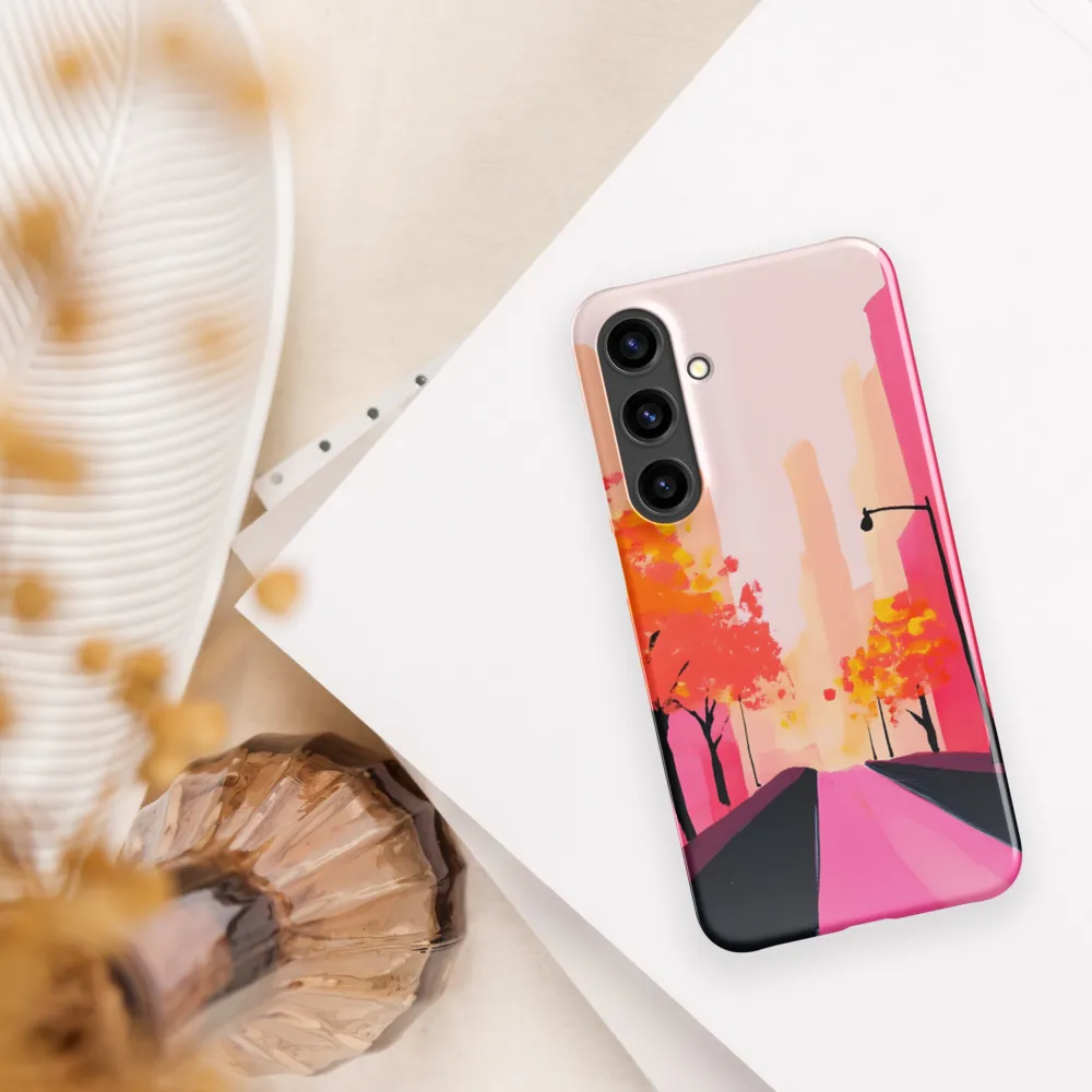 Autumn Serenity in the City | Phone Case |  S24 Plus | Snap Case | Glossy