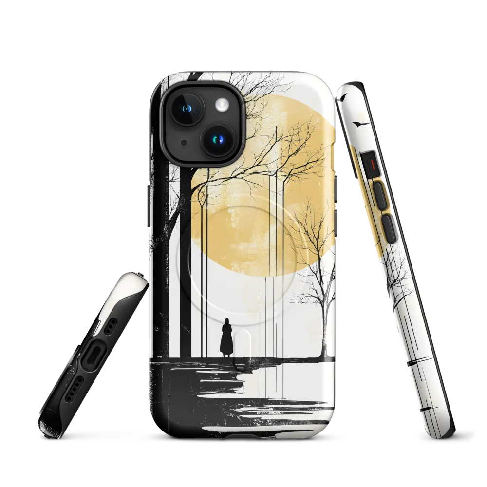 Solitude Under the Yellow Sun | Phone Case |  15 | MagSafe® Tough Case | Glossy