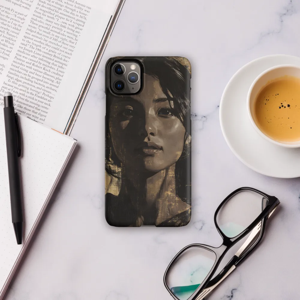 Golden Gaze: A Contemporary Portrait