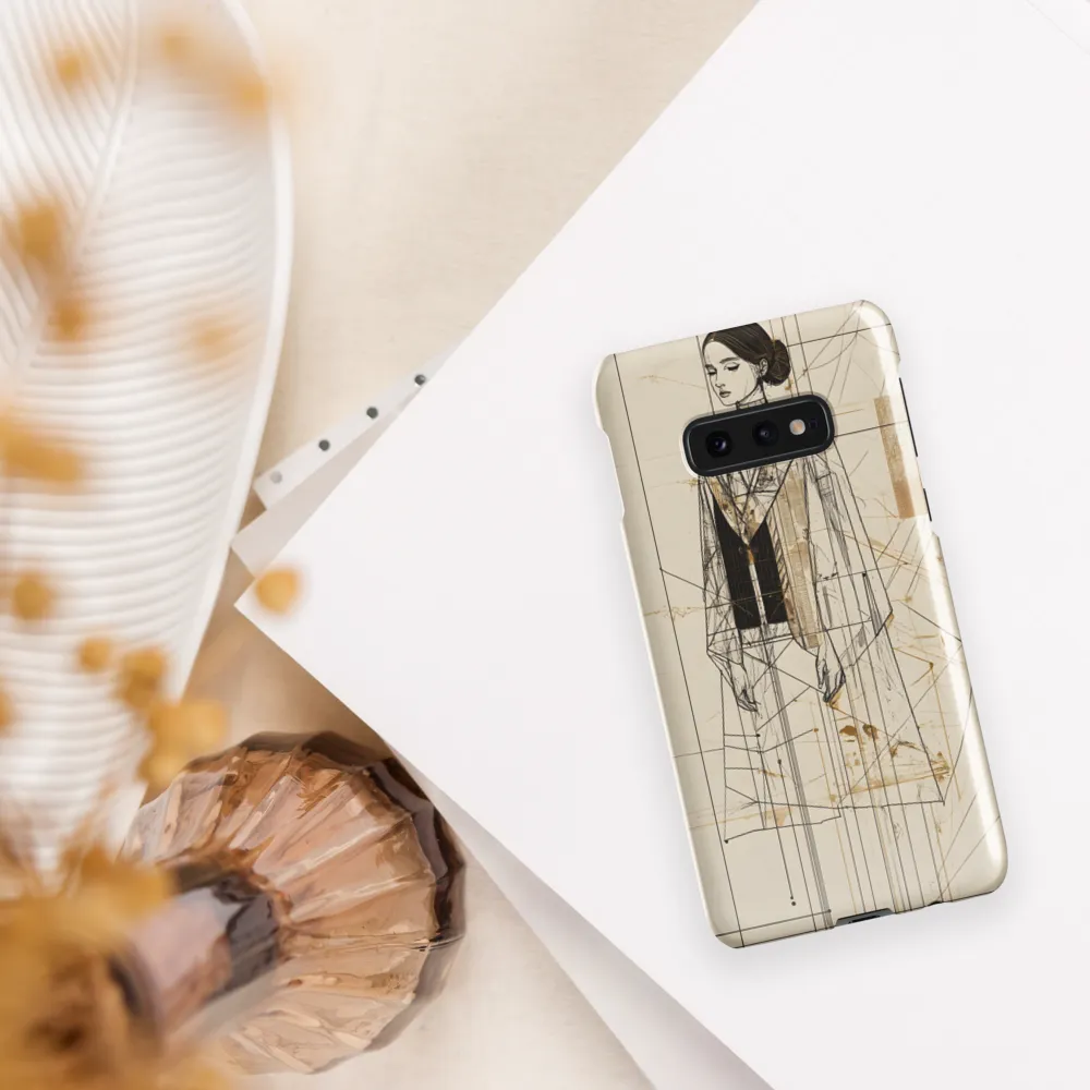 Elegance in Lines | Phone Case |  S10e | Snap Case | Glossy
