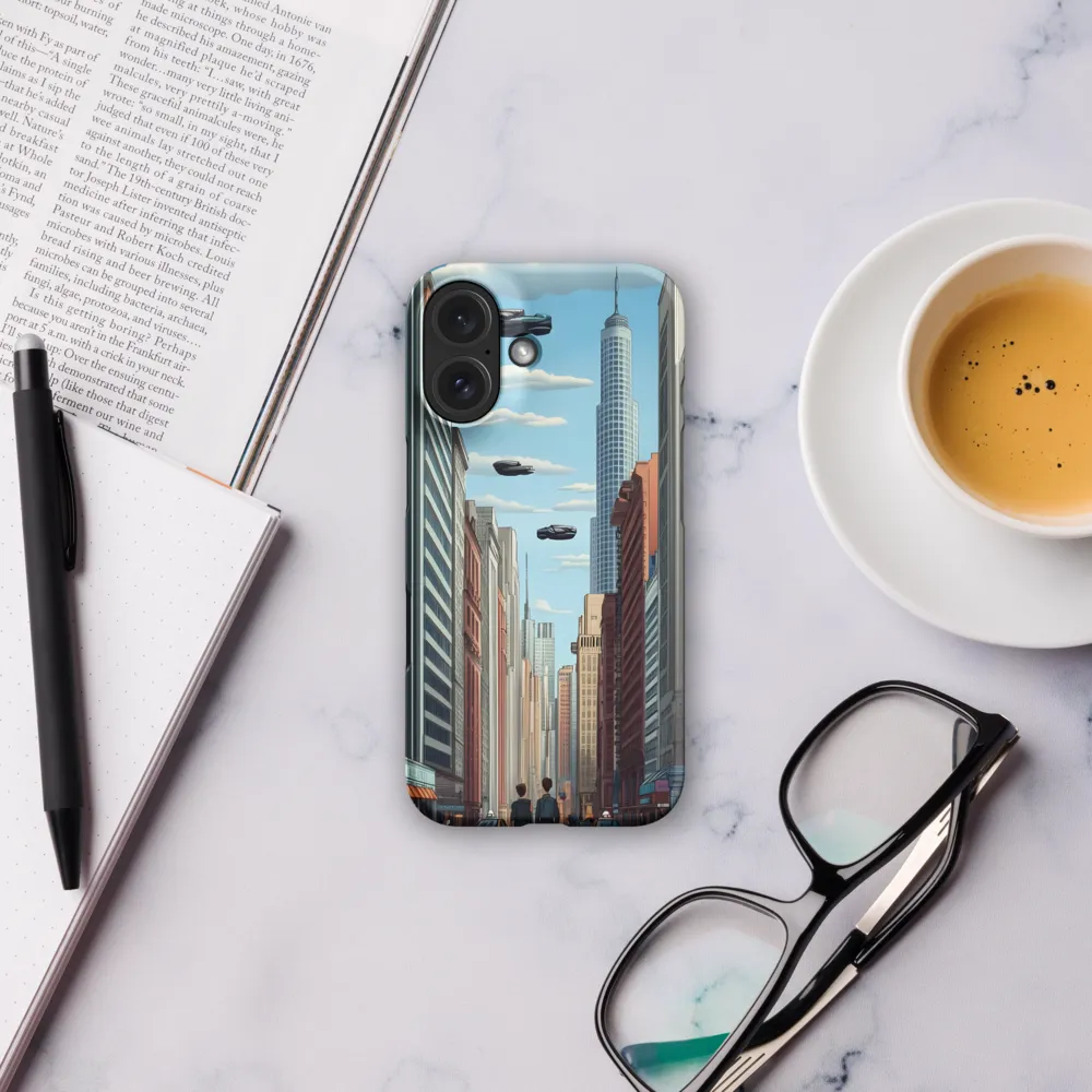 Futuristic Stroll through the Urban Skyline