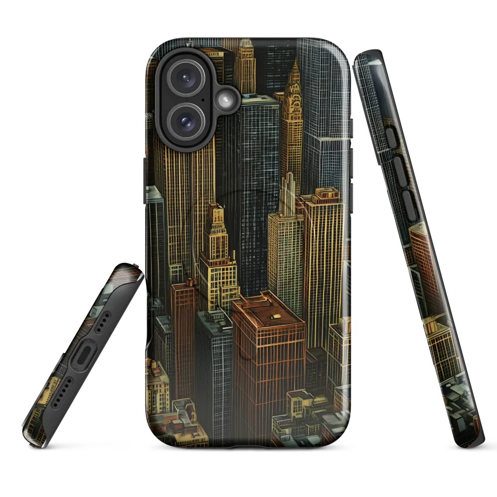 Urban Elegance: A Golden Cityscape