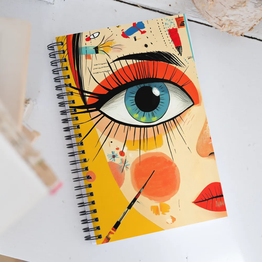 Through the Looking Eye | Spiral Notebook