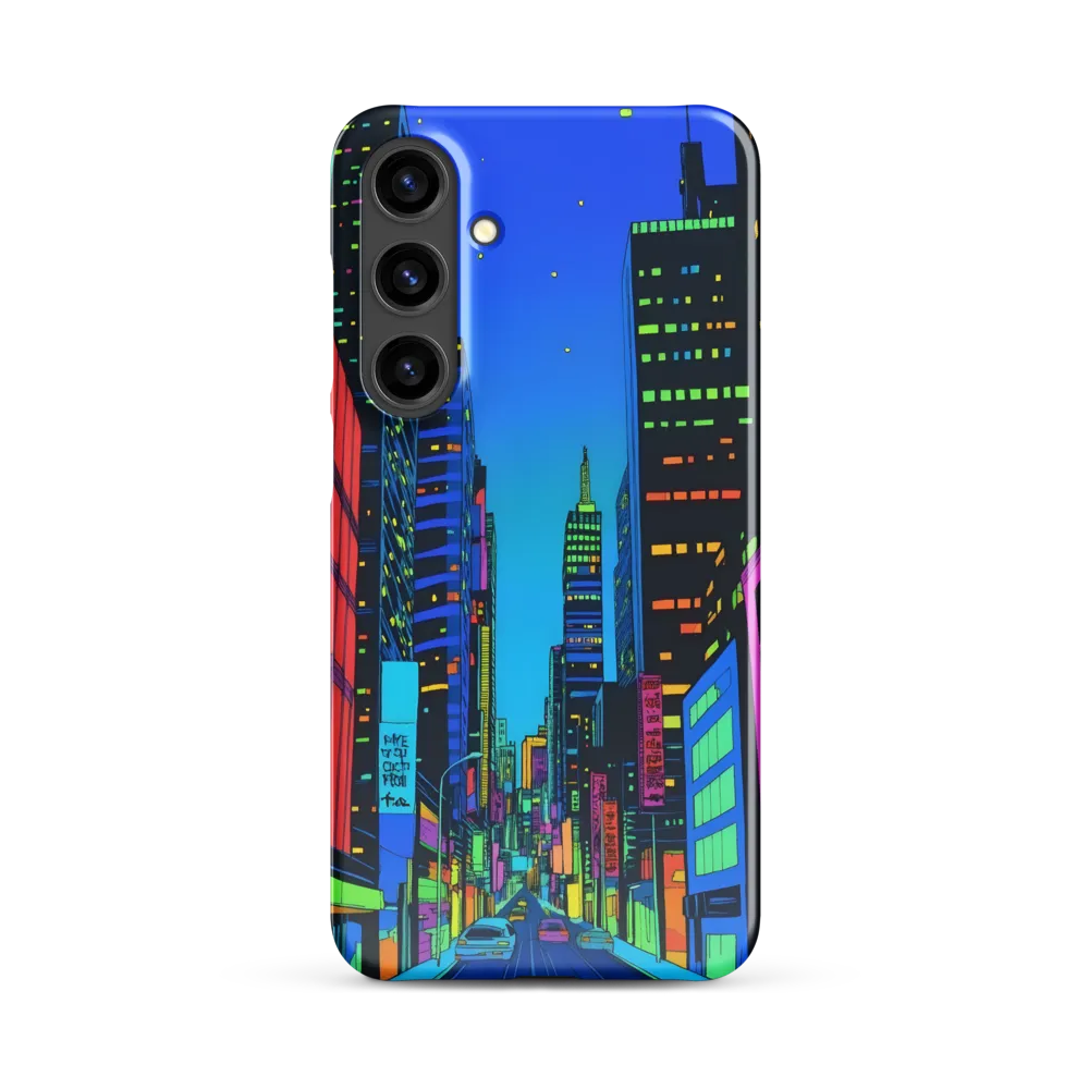 Neon Dreamscape: A Futuristic City at Dusk