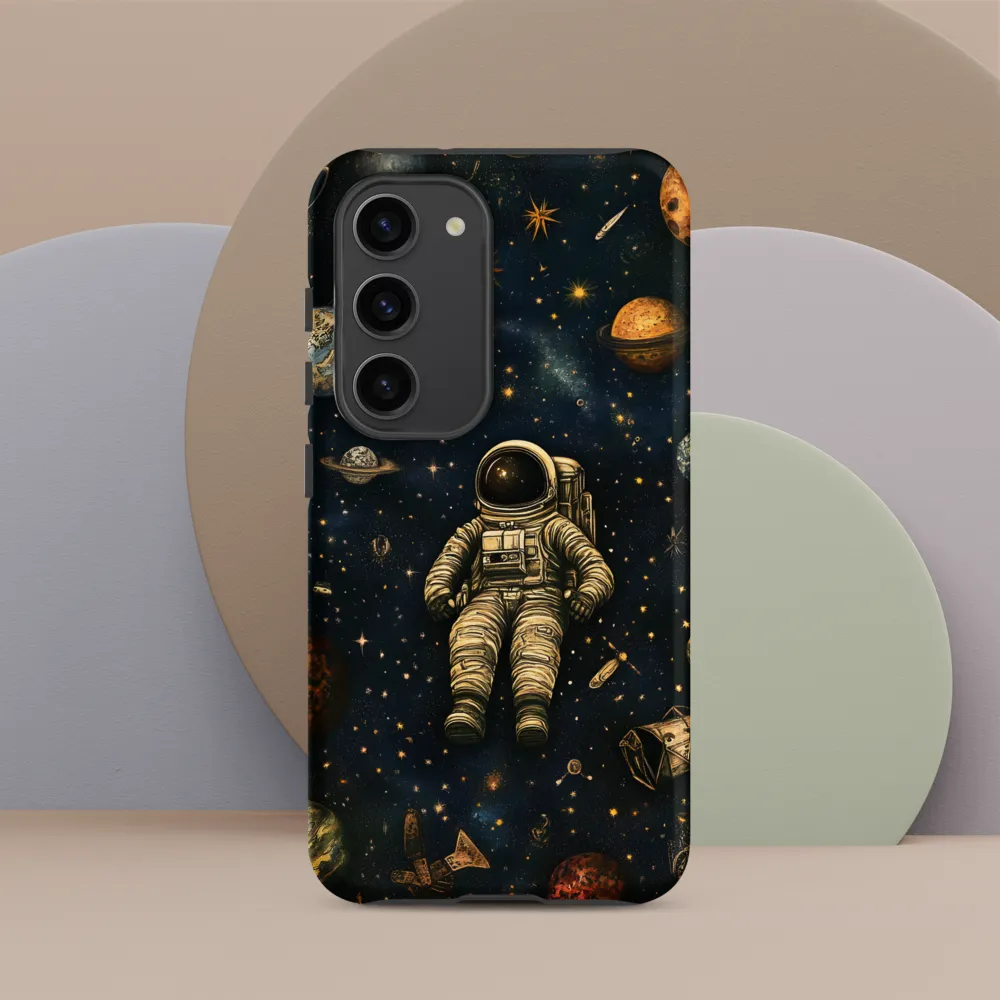Cosmic Voyage: An Astronaut's Solitude